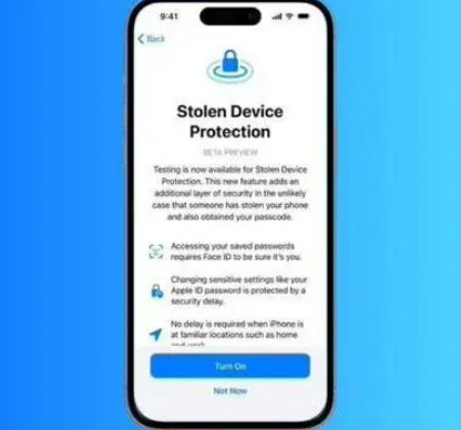 甘谷苹果授权维修店分享被盗设备保护功能开启方法 