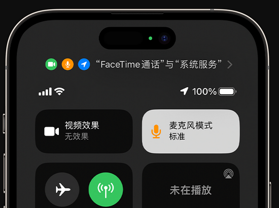 甘谷苹果授权维修网点分享iPhone在通话时让你的声音更清晰 