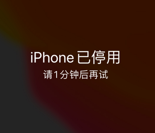 甘谷苹果手机维修分享:iPhone 显示“不可用”或“已停用”怎么办？还能保留数据吗？ 